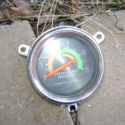 vintage vacuum console gauge
