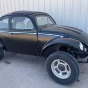 volkswagen beetle - classic vw bug 1956 baja bug with sunroof, and 1600 cc
