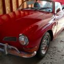 Volkswagen Karmann Ghia Red with 0 Miles, for sale!