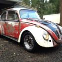 Volkswagen Other: 1966 VW Beetle Unrestored Solid L 456 Ruby Red Sedan