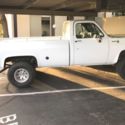 Vtg 1974 Chevy K20 4X4 Classic Long Bed White Truck 70s USA 350