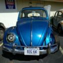 VW Beetle 1964 wrecked in the front, side w/excellent engine, trans, interior
