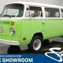 VW Van Green White Flat 4 Manual Classic Vintage Collector Koni Sunroof 2.0L