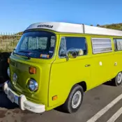 VW Westfalia Campervan with Pop-Top Tent