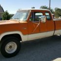 W-200 Club Cab, Power Wagon, 440 Engine, Orange & Cream, Runs, Clean & Straight.