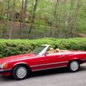 Wedding Anniversary 1989 Signal Red Mercedes Benz 560SL