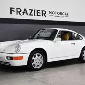 Well Serviced 911/964 Sunroof Coupe with STRONG RUN and Drive White/Tan