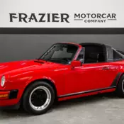 WELL SERVICED Three Owner Accident Free 3.2 911 Carrera Targa GUARDS RED/BLACK