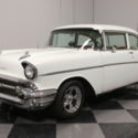 WELL-SORTED BEL AIR, PEARL WHITE W/CUSTOM INTERIOR, 350 V8, 5-SPEED, PS, PB!!