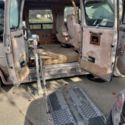wheel chair lift with accessible drivers seat