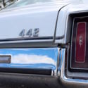 White 1973 Oldsmobile Cutlass 442 Hardtop Coupe V8 Auto W-29 Optioned Unrestored