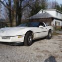White 1985 Chevrolet Corvette Hardtop Convertable