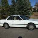 white 1986 Honda Prelude 2.0SI