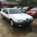 White 1991 Alfa Romeo 164L Sedan 3.0L V6 4-speed Automatic