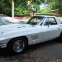 White Chevrolet Corvette Stingray Convertible