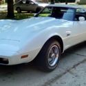 White Chevrolet Corvette with 76,000 Miles available now!