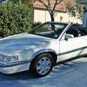 White, convertible, leather, automatic,