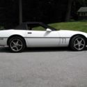 WHITE CONVERTIBLE WITH RED INTERIOR NEW TOP-SEAT COVERS-ZR1 RIMS AND TIRES WOW!!