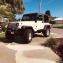 WHITE JEEP CJ
