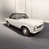 White Mercedes Benz 230 SL with 65408 Miles available now!