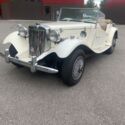 White MG TC Roadster with 0 Miles available now!