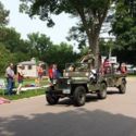 Willys CJ2A Jeep with military trailer