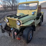 Willys cj3a dry western.   WATCH SHORT VIDEO