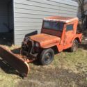 Willys jeep cj2a with plow