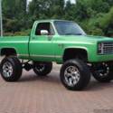 WOW! SHORTBED 454 BIG BLOCK LIFTED 8 LUG 4X4 AXLE SWAP!  SUPER SWEET!