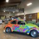 Wrapped hippie Volkswagen Beetle with 72,174 Miles available now!