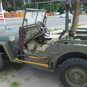 WWII Normandy 1941 Willey&#039;s Jeep with Gas Operated 50cal