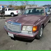 (WWP) 1991 Mercedes Benz 350 SDL 3.5 L 6 CylinderTurboDieselNO RESERVE