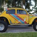 Yellow Volkswagen competition  Baja Bug Dune Buggy