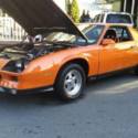 z28 1984 chevy camaro orange 350 small bloock drag car