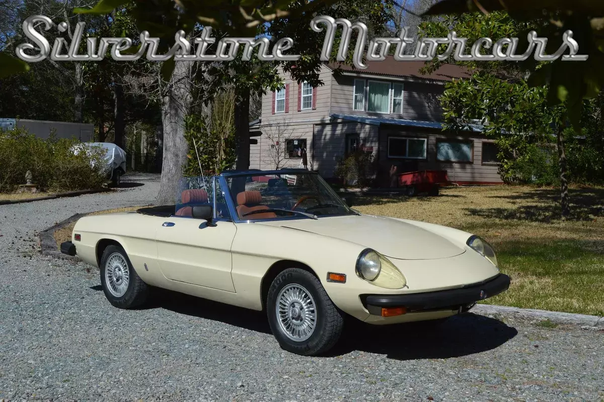 1975 Ivory Convertible 5 Speed Roadster Sports Car 1975 Alfa Romeo 2000