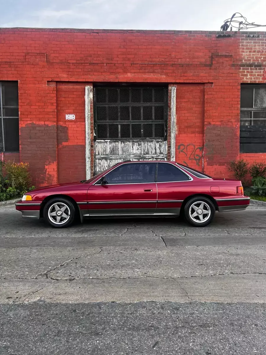 1988 Acura Legend Coupe Red FWD Manual LS 1988 Acura Legend LS