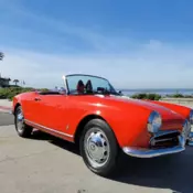 1959 Alfa Romeo Giulietta Spider Convertible Red RWD Manual Spider
