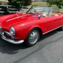 1961 Alfa Romeo Giulietta Spider 4 Speed Manual 2-Door Convertible