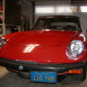 1978 Alfa Romeo Spider, Ad Car In 2016 Super Model TV Commercial