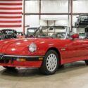 1986 Alfa Romeo Spider Veloce 95348 Miles Alfa Red Convertible 2.0L I4 5-Speed M