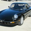 1988 ALFA ROMEO SPIDER 1 OWNER 27K MILES 27,000 Miles Black QUADRIFOGLIO 4 cyl