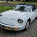 1991 Alfa Romeo Spider Convertible White RWD Manual VELOCE