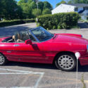 1991 Alfa Romero Spider Veloce 5 speed convertible Red / Beige