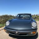 1992 Alfa Romeo Spider Veloce, repainted gunmetal gray, new leather oxblood red