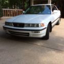 1992 White Acura Vigor GS with Sunroof and Bicycle Tow Bar - Best Car Made Ever