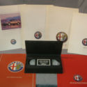 Alfa Romeo Brochures Early 1990's New Old Stock Spider & 164 & Maintance VHS