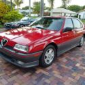Awesome Red 1993 1992 1991 Alfa Romeo 164S 164 Sedan 5 speed EXCELLENT CONDITION
