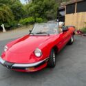 Cabernet Red 1987 Alfa Romeo Spider  2.0L Inline 4 Cylinder Manual 5-Speed Avail