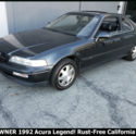ONE-OWNER 1992 ACURA LEGEND COUPE! RUST-FREE CALIFORNIA CLASSIC! NO RESERVE!